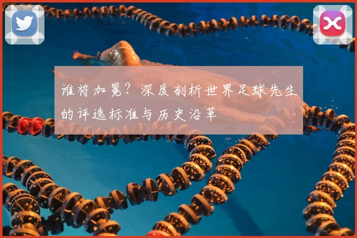 谁将加冕？深度剖析世界足球先生的评选标准与历史沿革